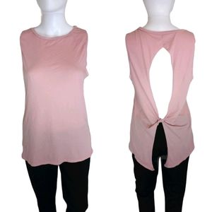 🍉5 for $25* LA Made Keyhole Twist Back Top